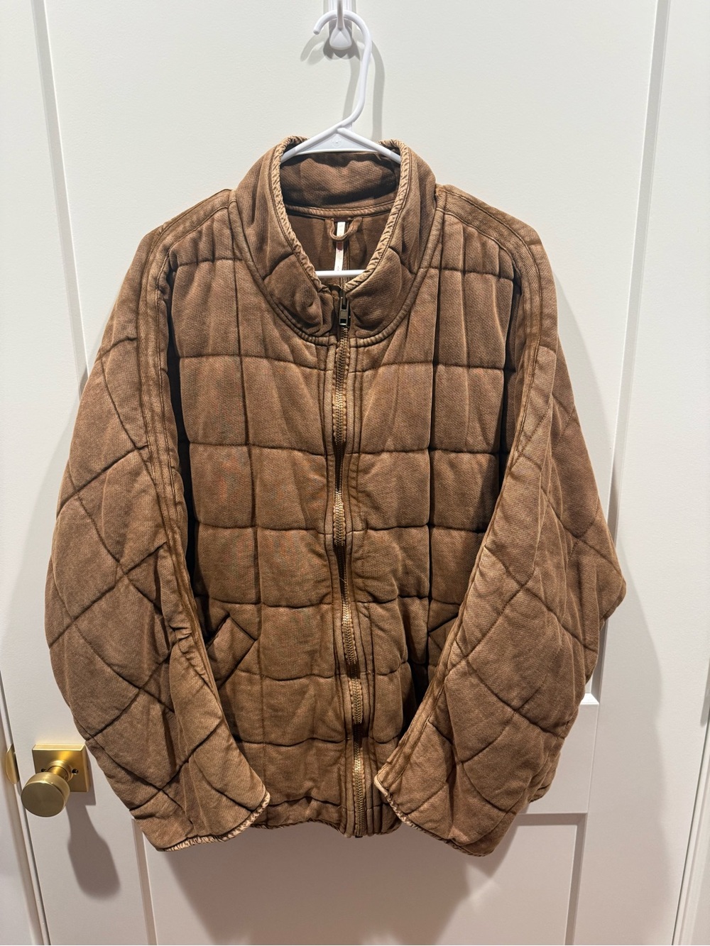 Free People Dolman Quilted Knit Jacket